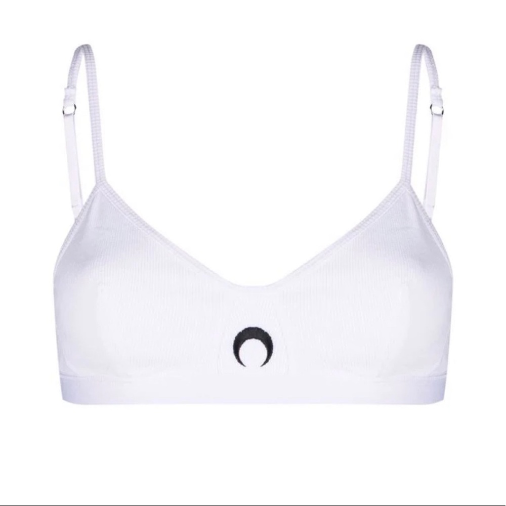 Marine Serre triangle bra